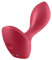 Satisfyer, Analvibrator, Analplug, Backdoor Lover', 11 cm, wasserdicht (IPX7), wiederaufladbar, hautfreundliches Silikon, Farbe:Rot