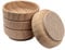 Furniture Felt Castors Cup 4 PCS 60mm,Felt Floor Cups Round Furniture Felt Castors Felt Cups for Furniture Feet Chair Caster Cups for Protecting Floor 2.4IN in Diameter,Furniture Pads Floor Protectors