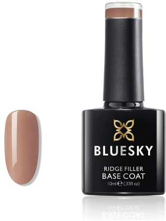BLUESKY Gel Nail Polish, Ridge Filler Base Coat, MB04, Nude, 10ml, Gel Nagellack Rillenfüllender Glatt Grundlack Nackt (Härtung unter UV-LED-Lampe erforderlich), 10 ml