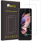 WFTE [2-Pezzi Vetro Temperato per Samsung Galaxy Z Fold 3 5G Pellicola Protettiva [Durezza 9H][ Anti graffio][Anti-Impronte][Senza Bolle] Pellicola Protettiva per Samsung Galaxy Z Fold 3 5G