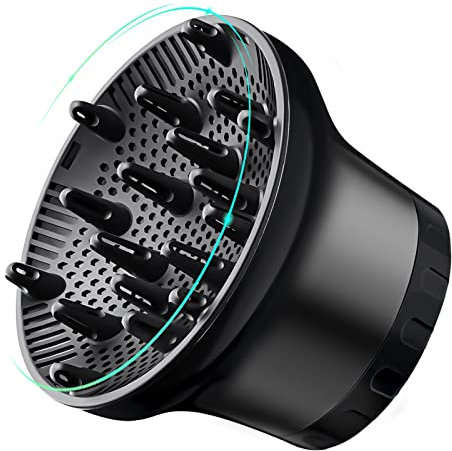 Adjustable Hair Diffuser for Curly Hair Suitable for 1.4 Inch to 2.6 Inch Blow Dryer, Diffuser Attachment Universal for Fine Thick Natural Wave and Frizzy Hair Professional Salon Tool