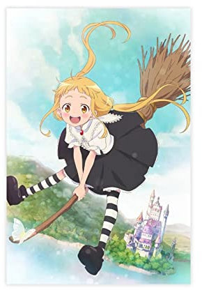 KOURT Rakudai Majo: Fuuka to Yami No Majo Anime Leinwandposter Schlafzimmer Dekor Sport Landschaft Büro Zimmer Dekor Geschenk Rahmen: 30 x 45 cm