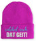tshirtladen Beanie Mütze sabbel nich. Dat Geit! Statement Wintermütze, Farbe: Pink