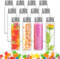 TESSTSY 12 Pièces Tubes à Essai en Plastique 110ML, Bouteille Sensorielle Vide avec Bouchons à Visser, Tube Plastique Transparent, Tube a Essai Plastique Transparent, pour Fleurs, Bonbons, Épices