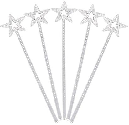 demaxiyad Zauberstab Fee, Glitzer Zauberstab, Stern Zauberstab, Sternenstäbe Zauberstab Mädchen Zauberstab Leuchtend Kunststoff Prinzessin Magic Fairy Cane Für Mädchen Bühne