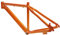 HuKaiL 26 Zoll Mountainbike Rahmen, Fahrrad Rahmen Aluminiumlegierung bis 120KG, Fahrradrahmen mit Light - Fixed Gear und Internes Verdrahtungs, Fahrrad Rahmen Zubehör für 26-in Mountainbike, Orange