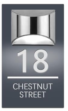 Panneau solaire personnalisé pour numéro de maison avec lumière solaire, plaque de numéro de porte moderne à LED, éclairage extérieur, plaque d'adresse, plaque d'adresse lumineuse pour maisons/cour