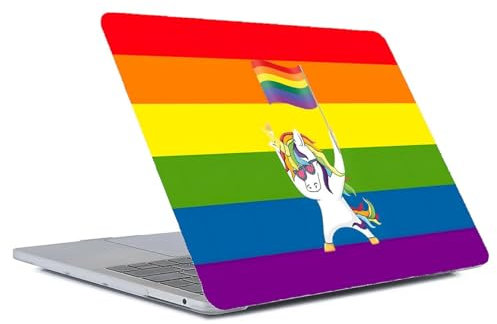 Laptop Hülle Kompatibel mit MacBook Air 13.3 Zoll A1932/A2179/A2337 Schützend Plastik Hartschale Schutzhülle Cover, LGBTQ