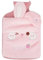 MilyaDE 2L Wärmflasche mit Bezug Plüsch Bettflasche Hasenohr Wärmebeutel Fleeceüberzug Flauschig Waschbar, Rosa