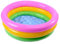 Piscinetta per Bambini a 3 Anelli, Piscinetta Gonfiabile Bambini, Piscina Bambini Gonfiabile, Adatto per Uso Interno ed Esterno, Tre Valvole di Gonfiaggio, Colorato (86 x 25 cm)