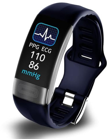 MEIION sandsberg Smart Armband Blutdruckmonitor | EKG, Herzfrequenz, Sauerstoffsättigung & Schlaftracker Intelligente Uhr mit Schrittzähler, Kalorienzähler