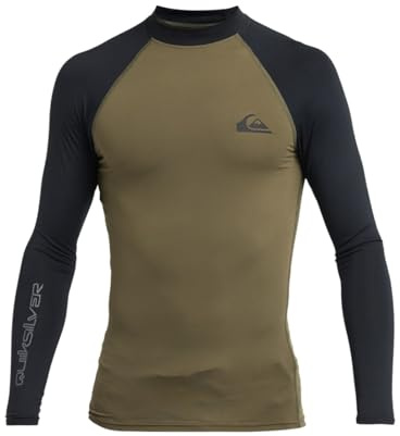 Quiksilver Everyday UPF50 LS Surf-T-Shirt für Herren, Grün