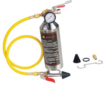 Bidon de nettoyage professionnel en acier inoxydable pour climatisation automobile