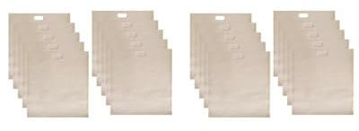 2 set di sacchetti antiaderenti per tostapane, lavabili, 10 pezzi, per pane, snack, pizza, 17 x 19 cm