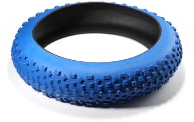 20x4.0 20 Zoll Fatbike-Reifen, 20-4.0 All-Terrain Ersatz für Strand Schnee mit Aggressivem Profil 20 4 0 Verschleißfester Gummi Grün oder Blau 35 PSI(Blue)