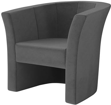 Mirjan24 Cocktailsessel Noliaw, Design Polstersessel Clubsessel Bürosessel Relaxsessel Loungesessel Einzelsessel Sessel Club Möbel (Kronos 22)