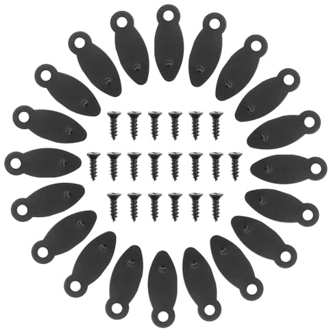 GETAJGHSD Bilderrahmen Rückwand Clips 50 Stück Schwarz Eisen für Rahmen