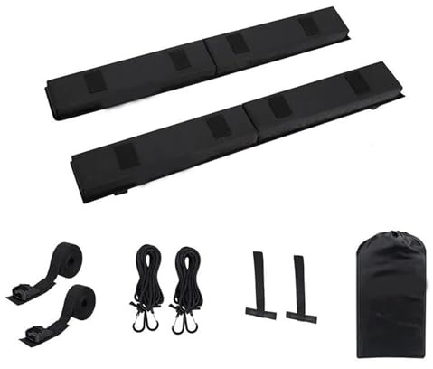 DZSHONGXINSM Barres De Toit Supports Souples pour Bagages De Toit Voiture Coussinets pour Sups/Paddleboard/canoë/Snowboard/Planche À Voile Poutres Planche Surf Accessoire Porte-Bagages de Voiture