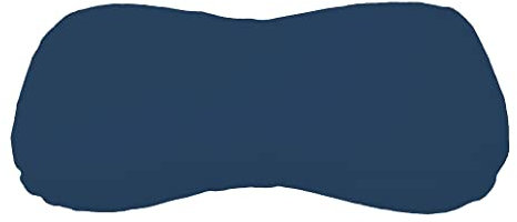 Dukal | Bezug für Schlaraffia Premium Geltex Kissen | 35 x 70 cm | aus hochwertigem DOPPEL-Jersey | 100% Baumwolle | Farbe: Marine