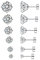 Set di 6 paia di orecchini a perno da 20 g in acciaio inox con zirconia cubica, per donne e uomini, piercing per cartilagine, trago, elice, trago, con chiusura a vite piatta, 3 mm, 4 mm, 5 mm, 6 mm, 7