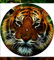 Slipmat Slip Mat Scratch Pad Felt for any 12 LP DJ Vinyl Turntable Record Player Custom Graphical - Cat Tiger Lights
