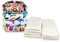 Petit Lulu 4 AIO Taschen Stoffwindel mit Einsätzen | Stoffwindelpackung | Fluffy Organic | Druckknöpfe | Wiederverwendbar und Waschbar | Hergestellt in EU