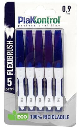 Plakkontrol Flexi Brush Interdentalbürste, flexibel, 0,9 mm, 5 Stück