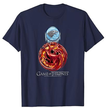 Game of Thrones Targaryen Stark Combined T-Shirt
