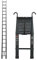 Scala Telescopica in Alluminio da 20,3FT/6,2M con 2 Ganci Rimovibili, Scala di Estensione Per Uso Esterno Domestico, Scaletta Pieghevole Scale Retrattili Multiuso, Capacità di 330 libbre, Nero