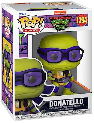 Funko Pop! Movies: Teenage Mutant Ninja Turtles (TMNT) Donatello - Vinyl-Sammelfigur - Geschenkidee - Offizielle Handelswaren - Spielzeug Für Kinder und Erwachsene - Movies Fans