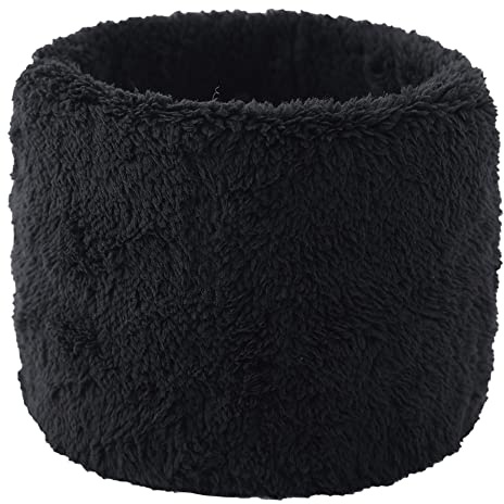 Unisex Winter Schlauchschal Loop Schal Dick Fleece Halswärmer,Flauschig Schal Rundschal Gefüttert Weiche Thermo Halsschlauch Halstuch Schlauch Nackenwärmer Herren Damen Winter zum Sport Ski Herren