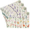 Grupo Erik Tischsets Platzsets Wild Flowers Deko Tablett Serviertablett Tischuntersetzer - Tischsets Abwaschbar 4er Set Platzset
