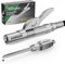 AORRZER Grease Gun Needle Tip & Grease Gun Coupler Set,Upgrade Narrow Needle Dispenser for Grease Gun, Grease Zerk Fittings Compatible with All Grease Guns 1/8 NPT Threads