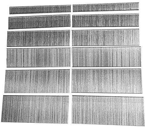 Steel Force FMX200 18 Gauge Brad Nails Mixed 5/8,1,1-1/4,1-1/2,1-3/4,2, 200-Count each size, 1,200-Pack