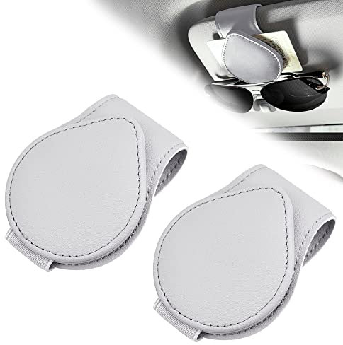 HAOMEEDUO 2 STK Brillenhalter für Auto Sonnenbrillenhalter Auto Brillenhalterung Sonnenblende Magnetische Brillenaufbewahrung Sonnenbrillenhalterung Auto Brillenhalter Clip Brillenablage für Brillen