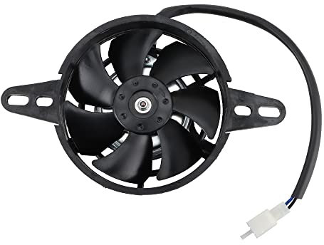 WOOSTAR DC 12V Ventilateur de Refroidissement de Radiateur Remplacement pour Moto M6M7 NC250cc 150cc 200cc 250cc Refroidi à L’eau Dirt Pit Bike