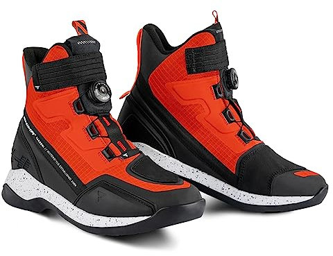 SHIMA Herren Takeshi Motorradschuhe, Rot, 41 EU