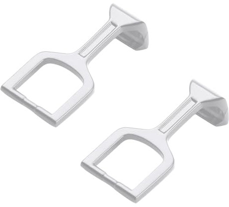 ThunderClap 2 ganchos de metal de repuesto para gafas de sol Oakley Jawbreaker, blanco, Taille unique