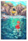 Studio Ghibli Ponyo Kunst, modernes Poster, Leinwand, Poster, Schlafzimmer, Dekoration, Sport, Landschaft, Büro, Raumdekoration, Geschenk, 30 x 45 cm