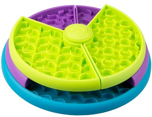 CAISHOW Slow Feeder Bowl - Interactive Dog Puzzle Game Suitable for Small & Medium Size Dogs