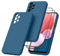 Mugust HandyHülle für Samsung Galaxy A13 4G Hülle, 【1 Hülle + 2 Stück Panzerfolie】für Samsung Galaxy A13 4G, Vollschutz Flüssigsilikonhülle 360 Grad Schutzhülle für Samsung A13 4G (Navy blau)