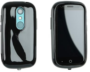 caseroxx Schutzhülle für Unihertz Jelly Star in schwarz – Flexibles TPU-Case aus stoßfestem Gummi, passgenaue Handy-Tasche mit Kantenschutz & rutschfestem Grip