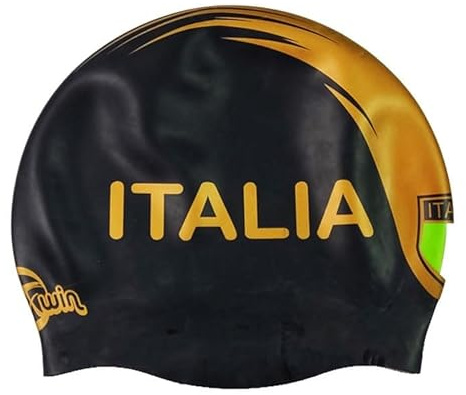 Gorro de Silicona Scudetto Italia |Gorro de Natación | Gorro de Piscina | Alta Comodidad y Adherencia | Diseño y Estilo Italiano