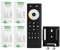 BTF-LIGHTING 5050SMD FCOB CCT Telecomando RF RC02RFB & 4PCS C02RF Tuya Controllore Kit 4 Zone RF 2.4GHz Telecomando senza fili PWM CCT(+CW WW) 3pin Doppio bianco LED Striscia DC5/DC12/DC24V