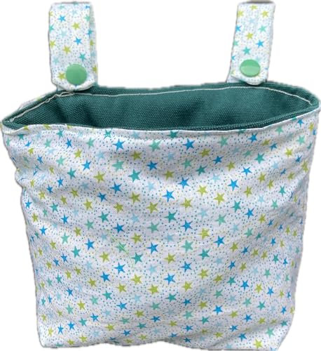 Lenkertasche/Lenkradtasche für Kinder und verschiedene Fahrzeuge wie Fahrrad, Roller, Laufrad oder Puky (Kleine Sterne)