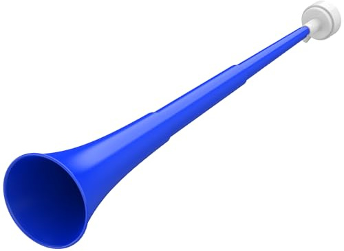Collapsible Stadium Horn 24 Inch Vuvuzela Plastic Trumpet Horn Blow Horn Noisemakers Loud Sound Soccer Horn Cheer Horn for Sporting Events Graduation Games School Party Supplies Favors Accessories