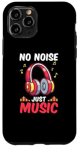 Hülle für iPhone 11 Pro Silent Disco Kopfhörer Kein Lärm Nur Musik