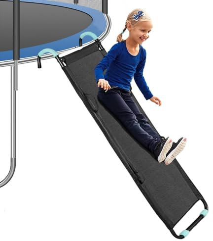 Toboggan Trampoline – Petite échelle de Trampoline pour à l'intérieur de la Maison | Toboggan Universel pour Accessoires de Trampoline Facile à Installer