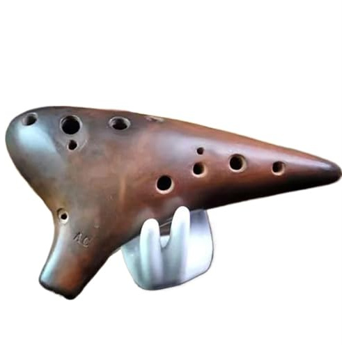 Okarina-Instrument Keramik-Okarina-Instrumente Mit 12 Löchern Auf Der Basis Ocarina Of Time Professionelles Musikinstrumentenzubehör Keramik-Okarina