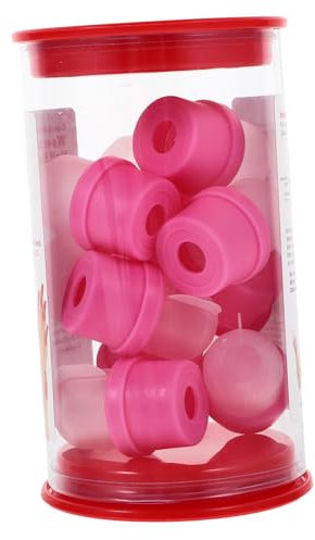 minkissy 20pcs Armor Remover Kit Nail Soaker Cover Pink Nail Removing Cover Manicure Supply for Polish Removal Use Gel Polish